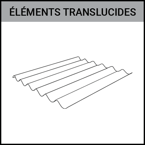 element translucide, ondulé, profilé, plat, bardage, toiture, Gouvy Houffalize Bastogne Saint-Vith Clervaux Luxembourg