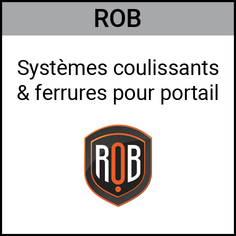 Rob, systeme, coulissant, ferrure, portail, Gouvy Houffalize Bastogne Saint-Vith Clervaux Luxembourg