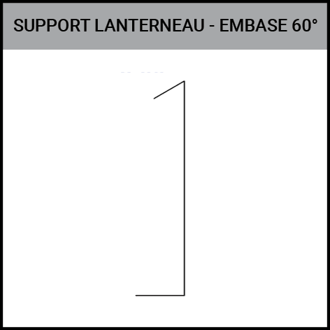 support, lanterneau, embase 60, bardage, toiture, Gouvy Houffalize Bastogne Saint-Vith Clervaux Luxembourg